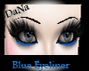 {D}Blue Eyeliner