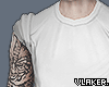 ⚓' Tank White + Tattoo