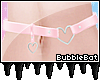☾ Love Waist Belt Pink