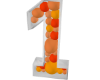 number 1 orange