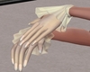 Creme Colored Gloves