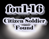 Citizen Soldier - Found