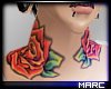 m. Roses Neck Tattoo