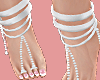 White Anklets