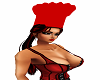 F RED CHEF HAT 2