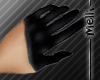 [M] Negro gloves