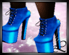 Blue Chained Heels