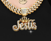 necklace Jesus Gold