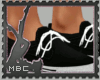Black Vanz Tennis Shoe