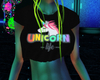 Glow Unicorn Old Tee