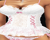 laced corset top pink
