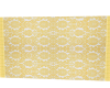 Gold and White Throw Rug