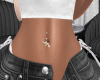 Belly Ring Diamond Gun