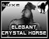 Elegant Crystal Horse