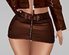 Brown Mini Skirt RL