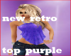 new retro top purple