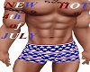 HOT JULY4th STAR BOXERS