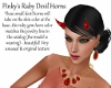 Pinkys Ruby Devil Horns