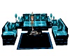 teal.blk. w.tiger couch