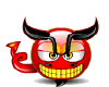 Animated devil smiley