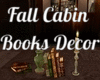 Fall Cabin Book Decor