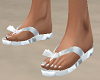 White Sandals w Bows
