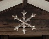 Lighted Wood Snowflake