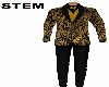 STEM 3PC Suit Black Gold