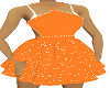 sparkle dress orange