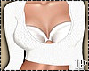 White Wool Sexy Top