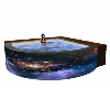 Space scene hot tub