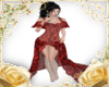 Crimson Rose Gown