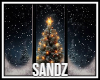 S. Anim Xmas Snow Window