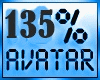 135% AVATAR SCALER