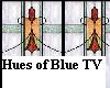 Hues of Blue TV set