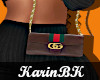 K| Gucci Brown crossbody