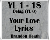 Your Love - Lyrics
