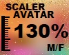 130 % AVATAR SCALER M/F