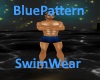 [BD]BluePatternSwimWear