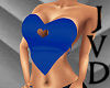 Sexy Blue Heart Top