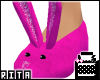 Hotpink glitter bunnies