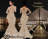 [AIR]Golden Lace Gown