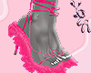 Heel Fur Pink