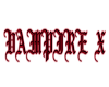 vampire x (red)