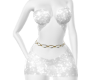 Lux Shine Dress White