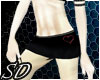 SD Black miniskirt heart