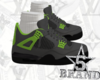 Green n Grey Retro 4s