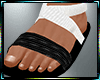Summer Sandals Blk/White