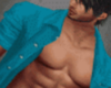 Open Shirt Turquoise