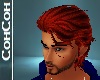 Fire Red Masculine Hair